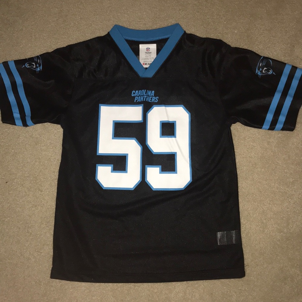 KIDS LUKE KUECHLY PANTHERS JERSEY